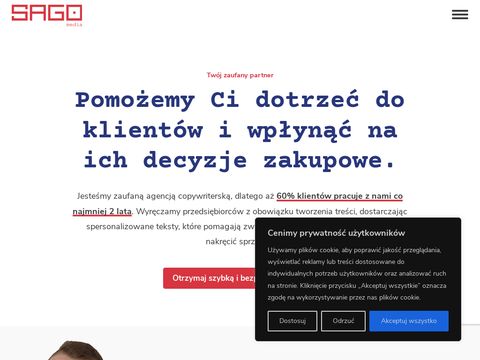 Sago Media - Pisanie artykułów, copywriting