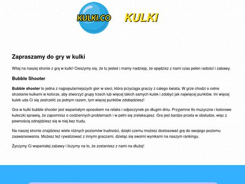 Kulki.co gry online