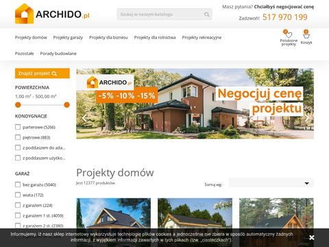 Archido.pl - projekty domów szkieletowych