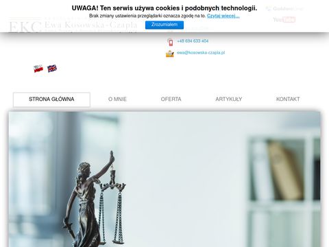 Kosowska-czapla.pl - kancelaria radcy prawnego
