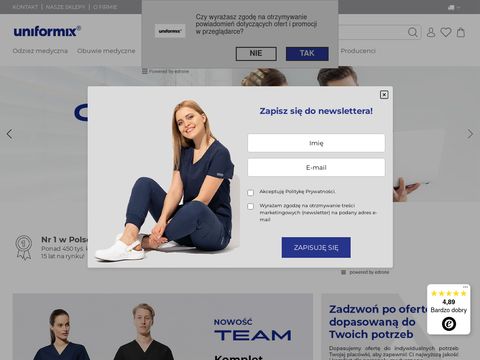 Uniformix.pl – oferta obuwia medycznego
