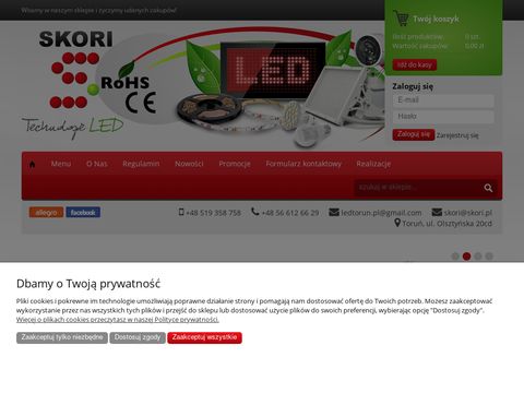 Skori.pl - akcesoria led