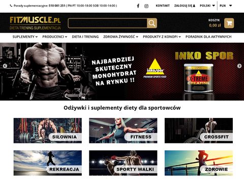 Fitmuscle.pl - odżywki dla sportowców