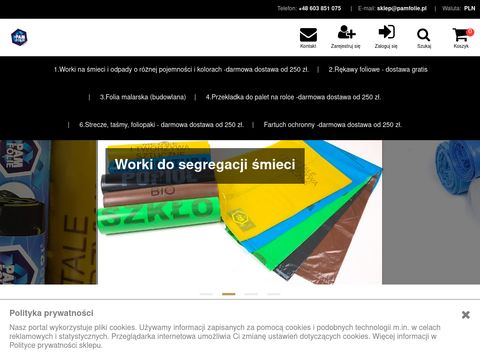 Worki na śmieci - sklep.pamfolie.pl