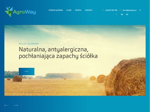 Agroway - pellet ściółkowy