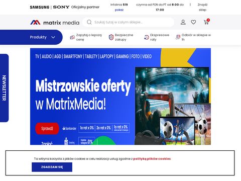 Matrixmedia.pl - sklep internetowy AGD i RTV Sony