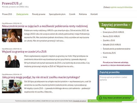 PrawoZus.pl - porady prawne
