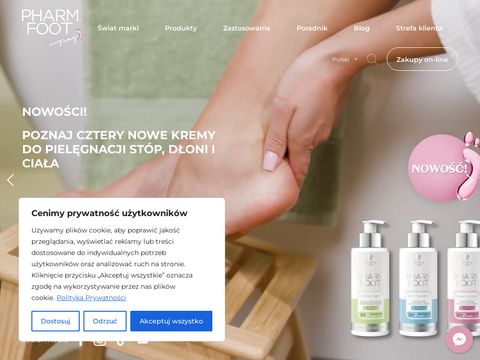 Pharmfoot.com - kremy podologiczne