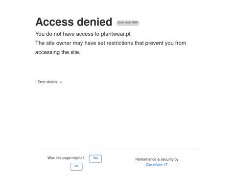 Plantwear - zegarki sklep internetowy