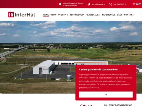 Interhal.pl - hale sportowe producent