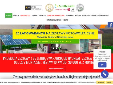 Sunbenefit.pl panele fotowoltaiczne Śląsk
