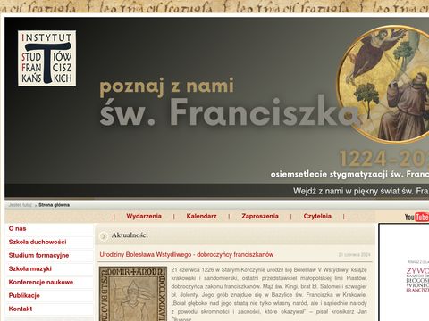 Isf.edu.pl instytut studiów franciszkańskich