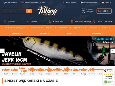 Fishing Store - internetowy sklep wędkarski