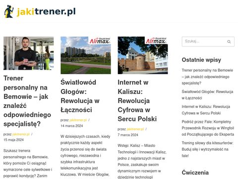 Jakitrener.pl baza trenerów i instruktorów