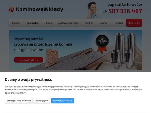 Kominowewklady.pl - kominy stalowe