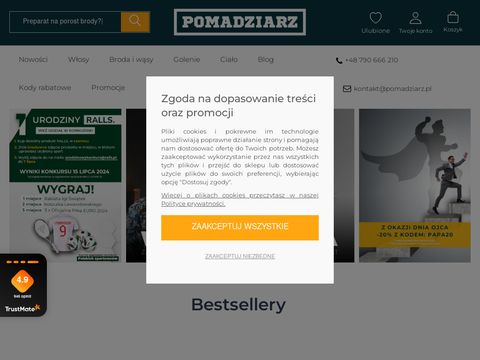 Pomadziarz.pl sklep z kosmetykami dla mężczyzn