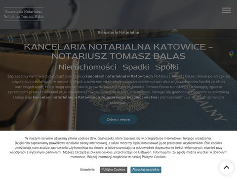 T. Balas akt notarialny Katowice