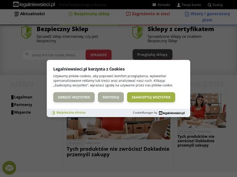 Legalniewsieci.pl - regulamin strony internetowej