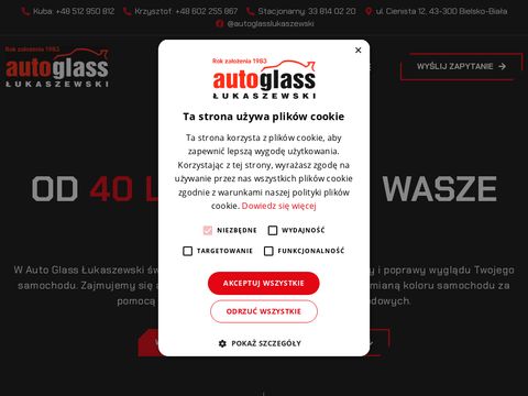 Auto Glass Łukaszewski wymiana i naprawa szyb