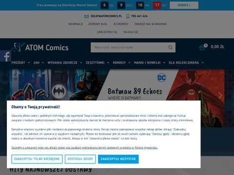Atomcomics.pl - sklep z komiksami