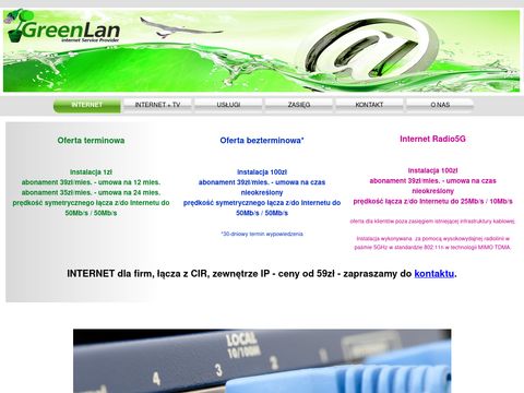 Greenlan.com.pl - sieć komputerowa