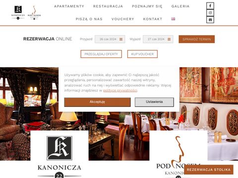 Kanonicza22.com - apartament Kraków