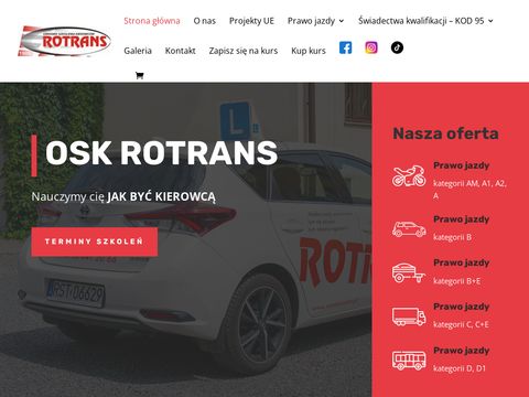 Rotrans - kurs prawa jazdy